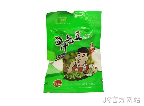 浙J9官方网站卤汁毛豆香辣味348g