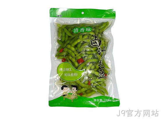 J9官方网站卤汁毛豆清香味328g