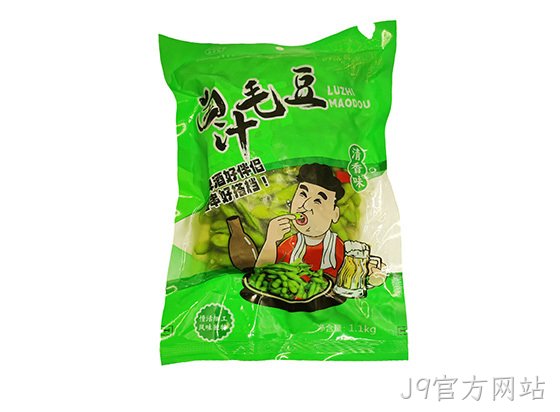 浙J9官方网站卤汁毛豆香辣味1.1kg