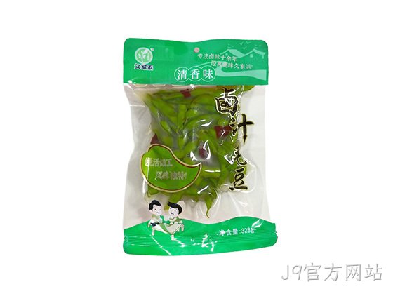 J9官方网站卤汁毛豆清香味328g
